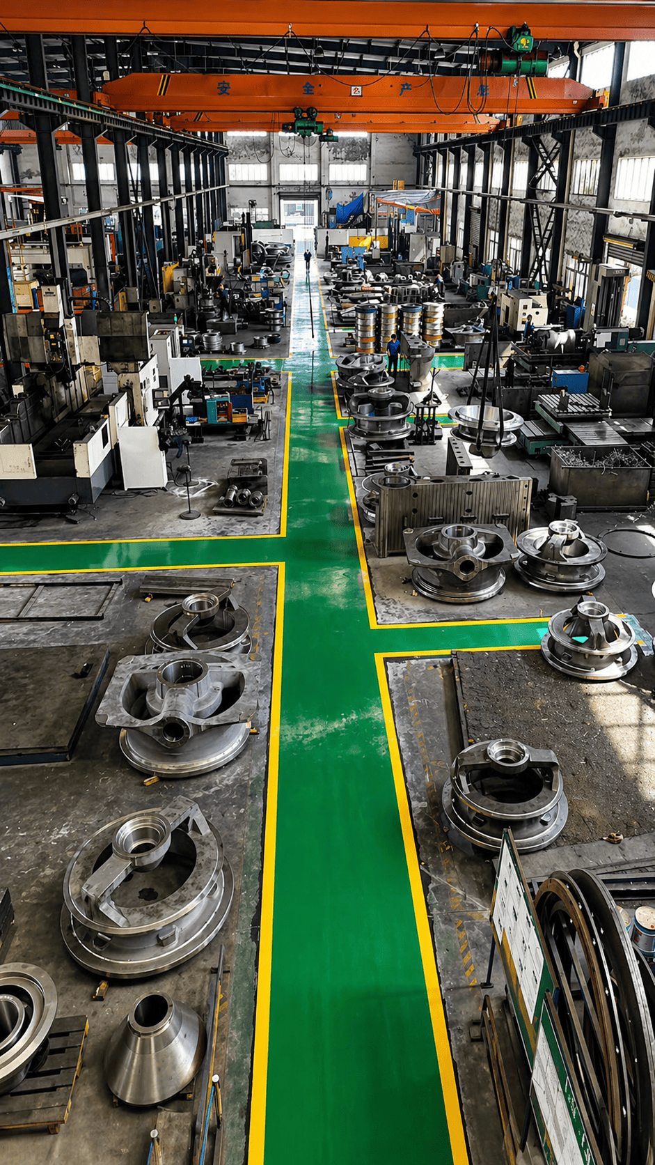 Crusher spare parts warehouse